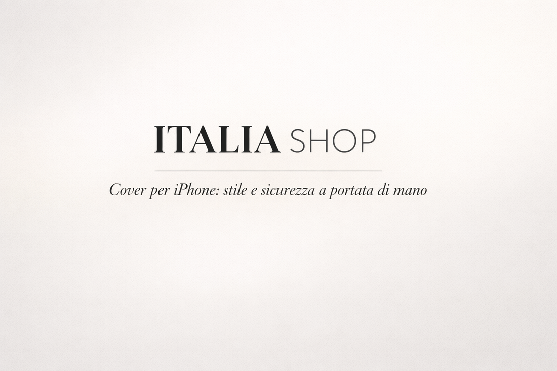 “Benvenuti su Italia Shop: Cover iPhone di Design e Protezione Premium”