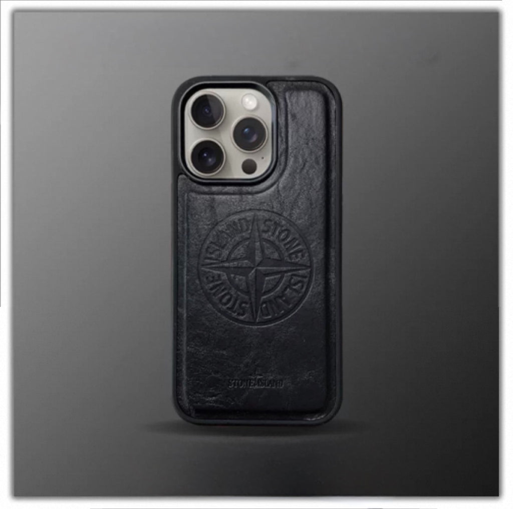 Cover iPhone Nera Silicone - Custodia Protettiva Elegante con Logo