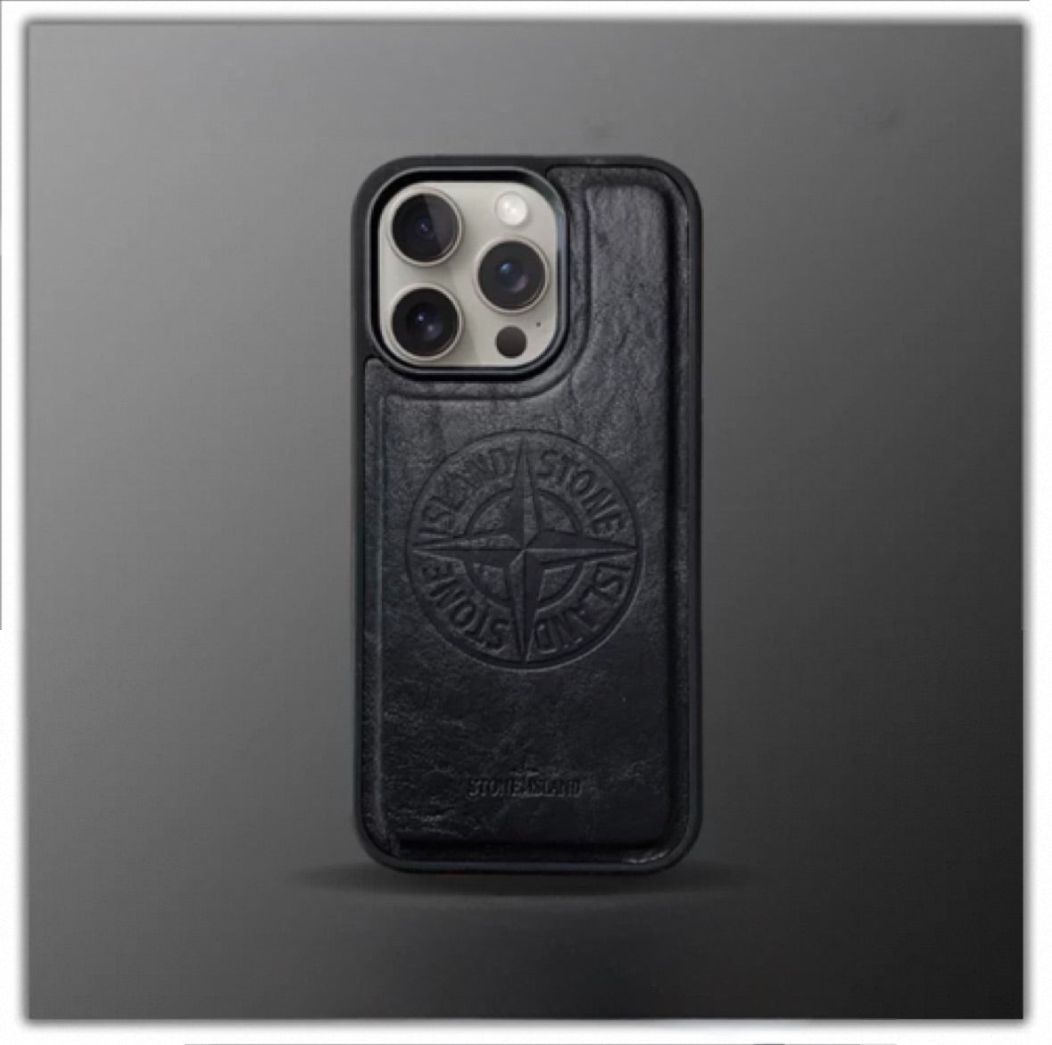 Cover iPhone Nera Silicone - Custodia Protettiva Elegante con Logo