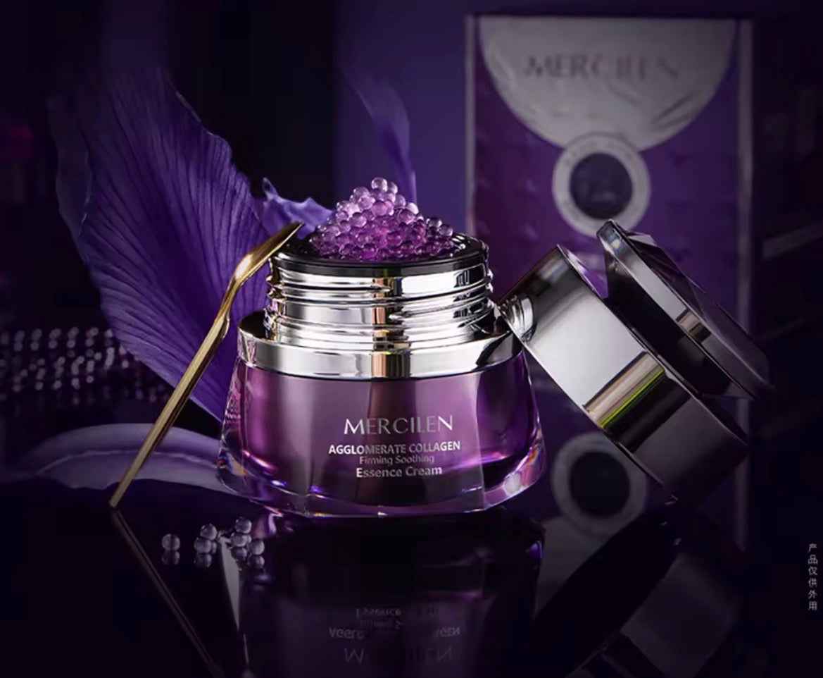 MERCILEN Collagen Essence Cream - Crema viso rassodante al collagene K-Beauty
