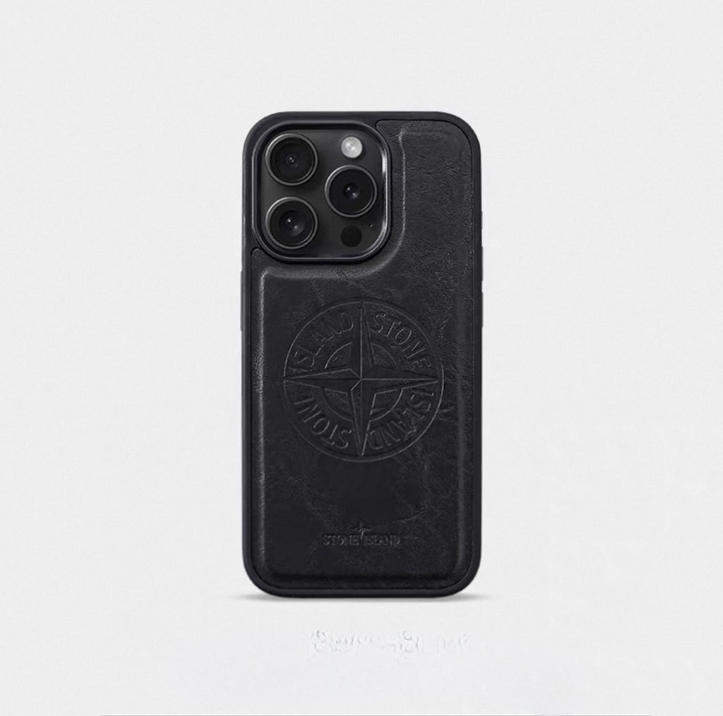 Cover iPhone Nera Silicone - Custodia Protettiva Elegante con Logo