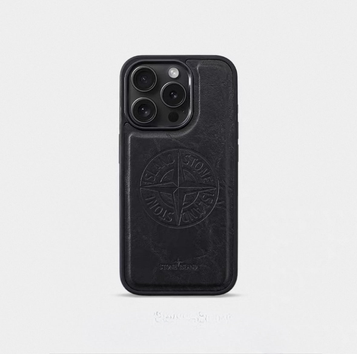Cover iPhone Nera Silicone - Custodia Protettiva Elegante con Logo