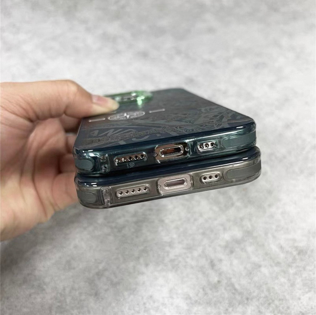 Cover Stone Island iPhone protezione completa design bussola