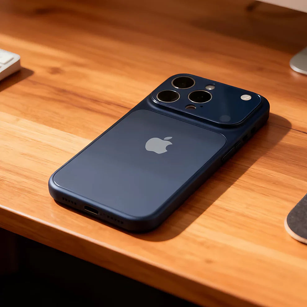 Cover iPhone Premium Trasparente Antiurto con Protezione Fotocamera