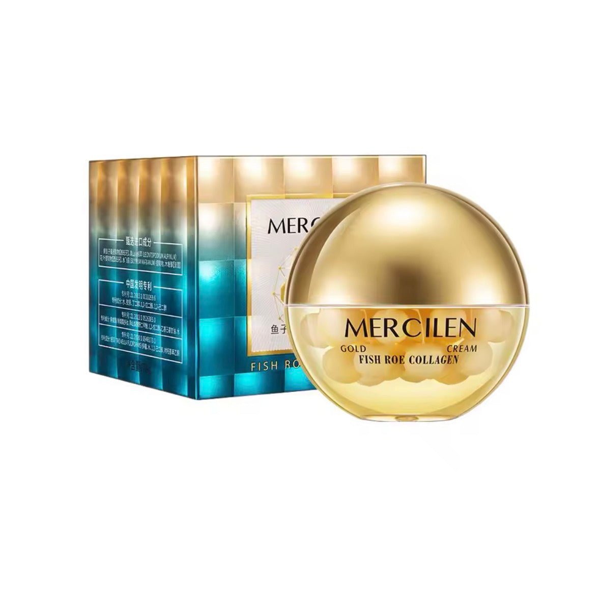 Mercilen Gold Cream skincare coreana antirughe con fish roe collagen trattamento viso lussuoso