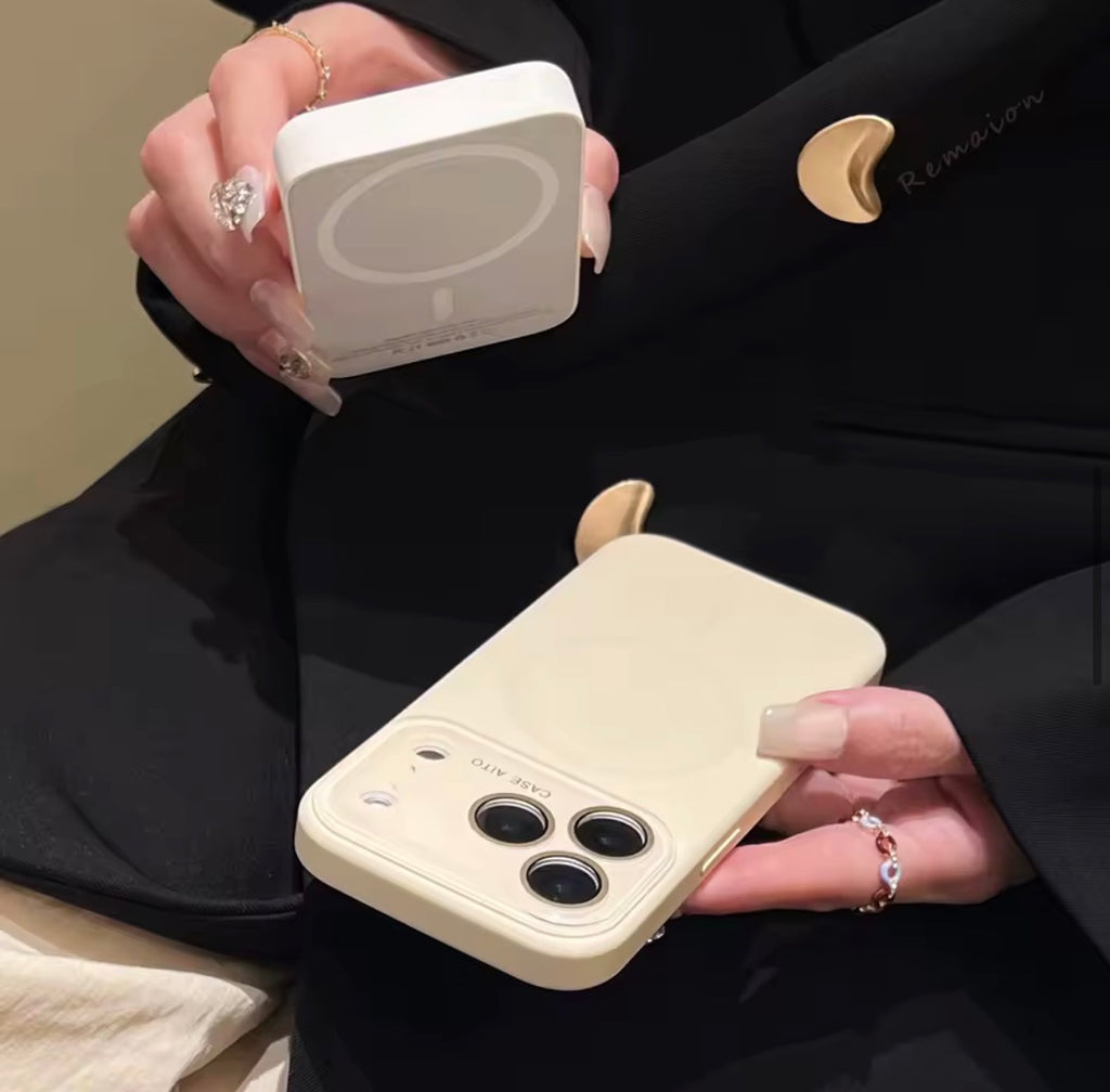 Cover iPhone MagSafe Marrone - Case AITO Elegante