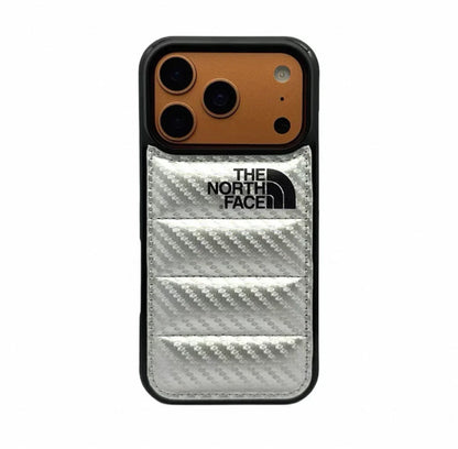 Cover iPhone Effetto Piumino Trapuntata Carbon Look Stile Outdoor - ADW ITALIA