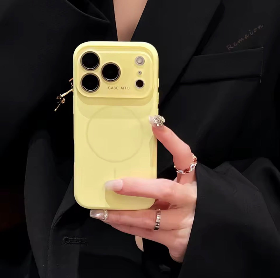 Cover iPhone MagSafe Marrone - Case AITO Elegante