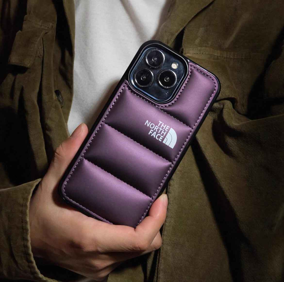 Cover The North Face iPhone 16 Pro Max – Design Premium Imbottito
