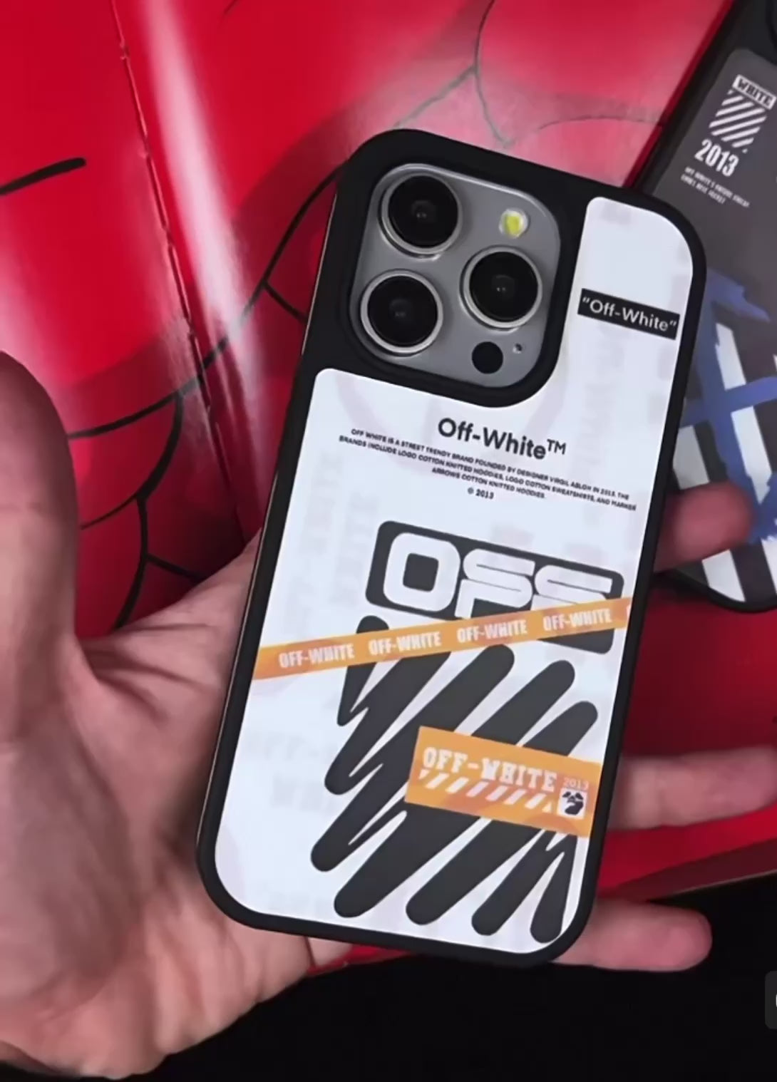 Cover iPhone Streetwear – Design Off-White™ Style | Protezione Premium