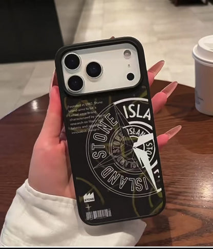 Cover Sportiva Stone Island per iPhone - Protezione Premium